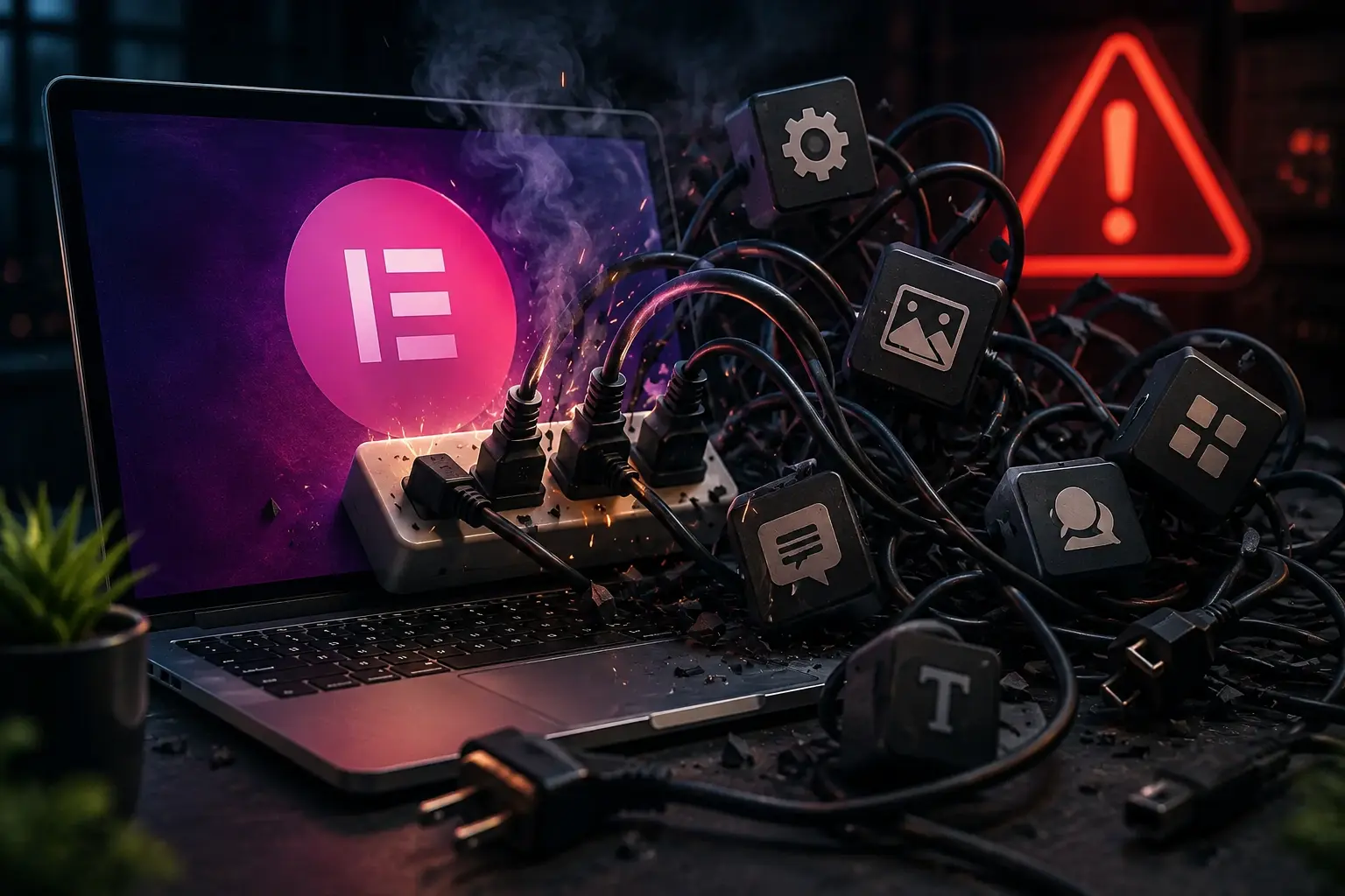 Los Peligros de Sobrecargar Elementor con Plugins Innecesarios