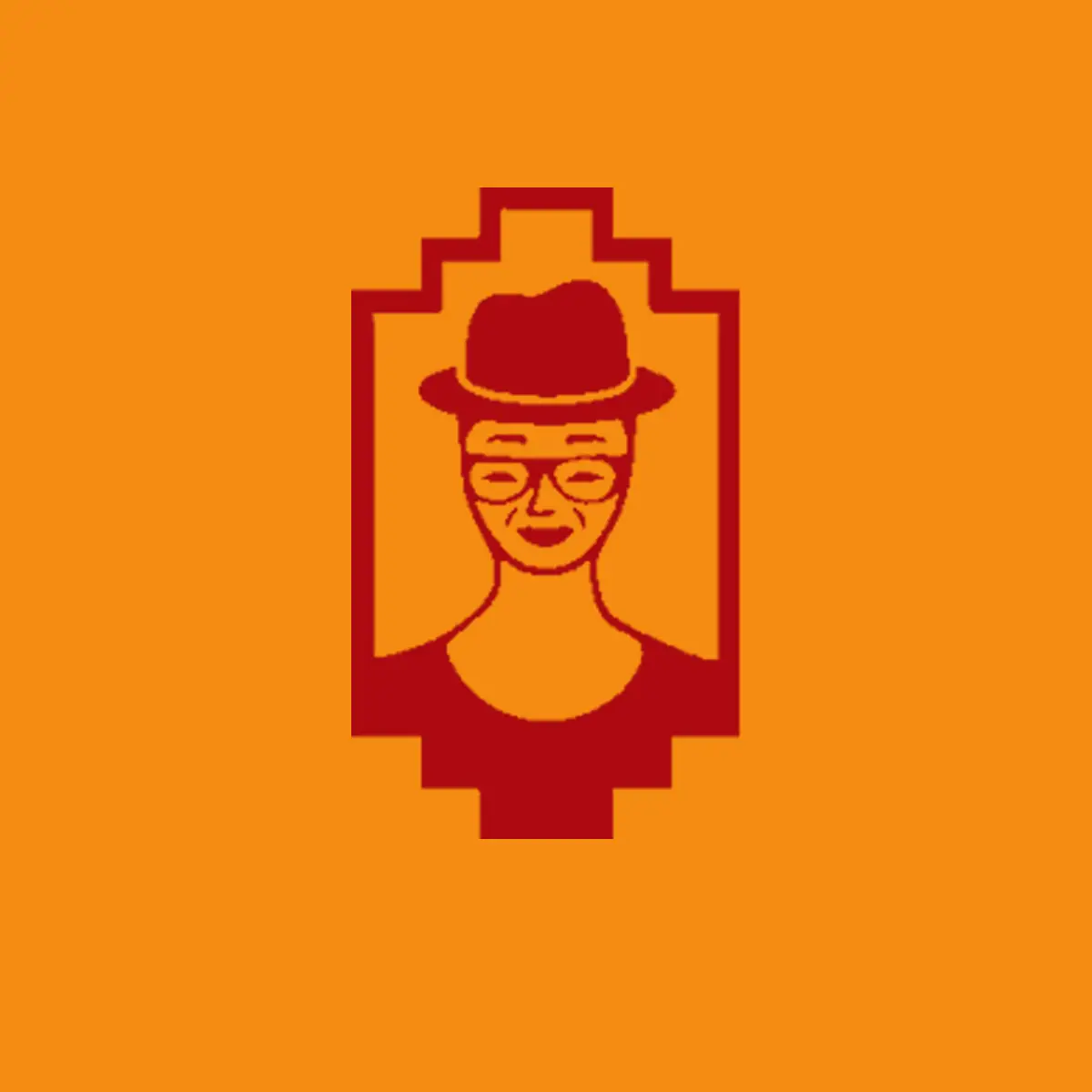 Isotipo optimizado en formato circular para foto de perfil de redes sociales de La Cholita Cataquense, estructurado para el branding digital de restaurantes por Cristhian Estudio.