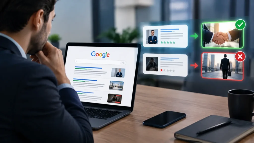 Estrategia de diseño web corporativo para cerrar ventas de alto valor y proyectar autoridad de marca - Cristhian Estudio.